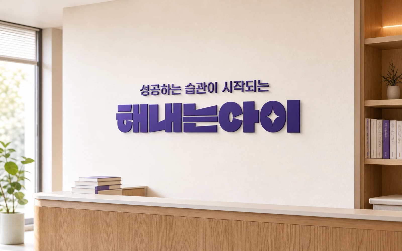 해내는아이 BI 로고 디자인